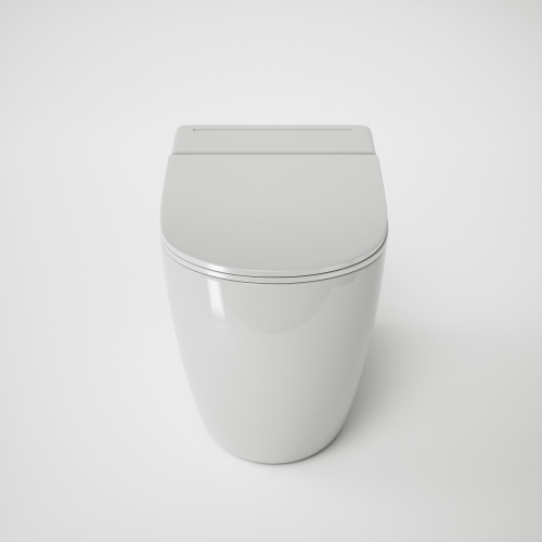 Унитаз приставной Grossman impuls GR-PR-5502 белый глянцевый с сиденьем микролифт безободковый каскадный смыв - фото 3